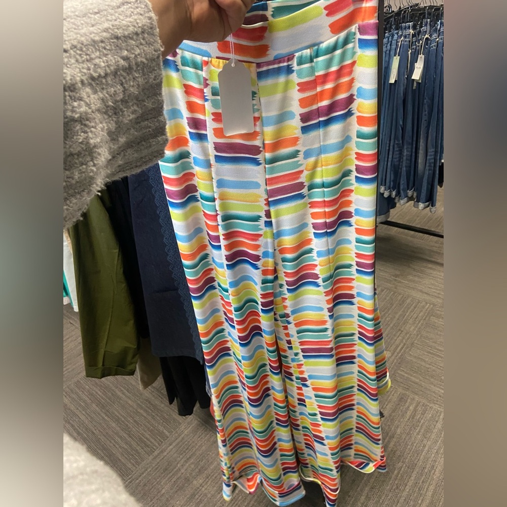 Colorful Rainbow Striped pants